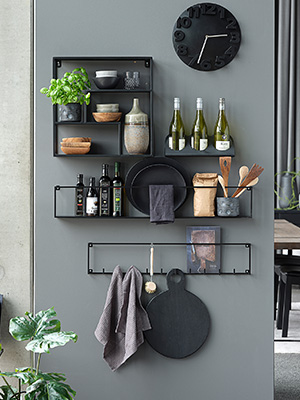 Joy Hakenleite und Wandregal