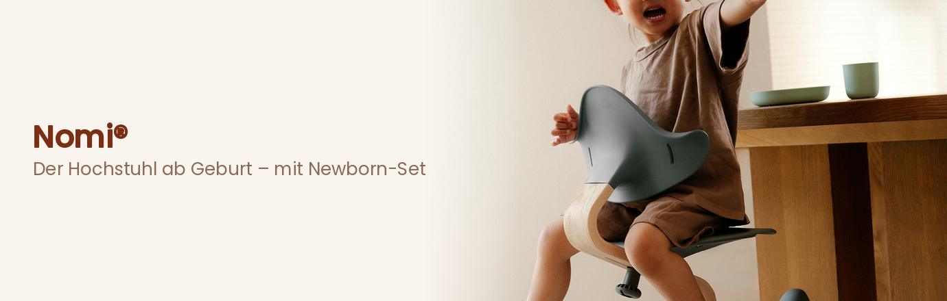 STOKKE® Nomi® – der Hochstuhl ab Geburt mit Newborn-Set