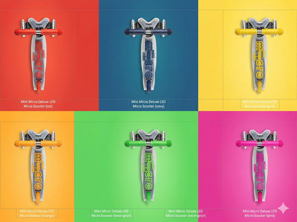 Micro Mini Deluxe Scooter Rücksäcke