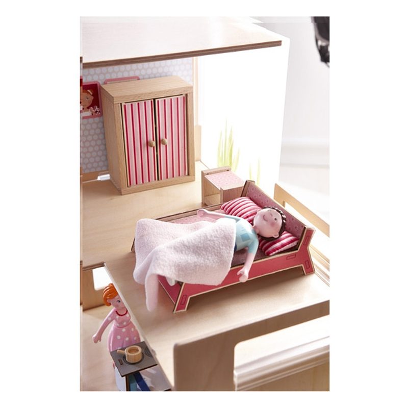 Puppenhaus-Möbel Schlafzimmer für Erwachsene Little Friends HABA 301988 