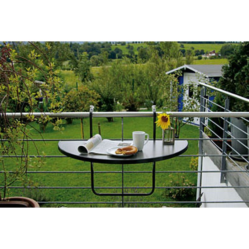 Best Freizeitmöbel Balkonhängetisch Butler 100x50cm anthrazit